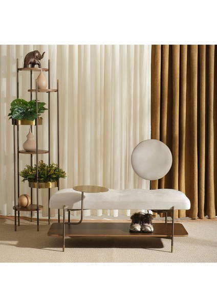 Kahverengi Gold Kule Saksılı Çiçeklik modelleri