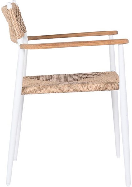 Wo Knot Beyaz Alüminyum Bahçe Sandalyesi modelleri