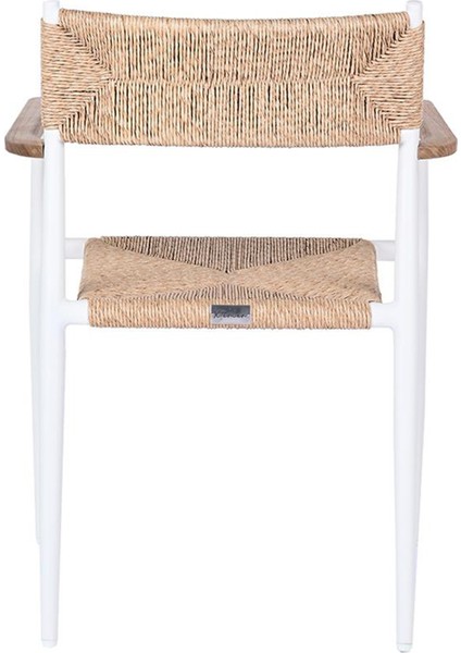 Wo Knot Beyaz Alüminyum Bahçe Sandalyesi fırsatları