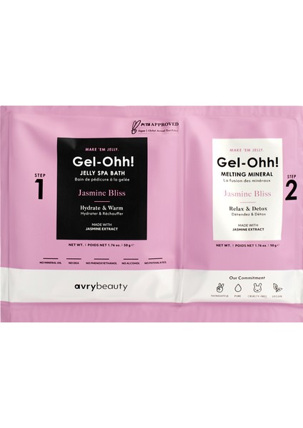 New York Gel-Ohh! Jasmine Bliss Jöle Spa Pedikür Seti