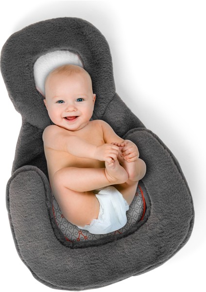 Homy Charcoal Gri Taşınabilir Yenidoğan Bebek Yatağı