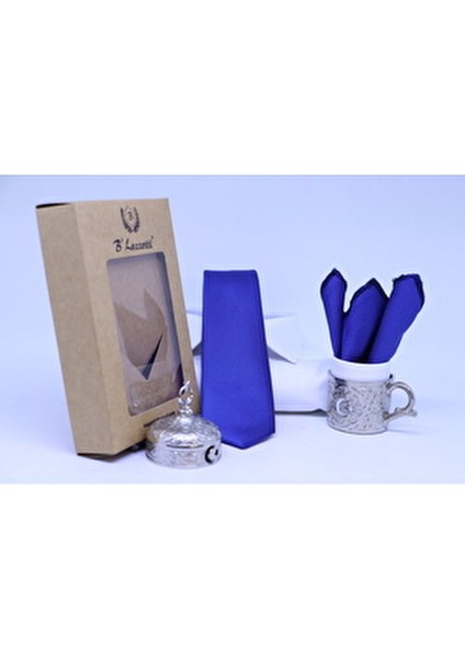 Dokuma Mendilli Kravat