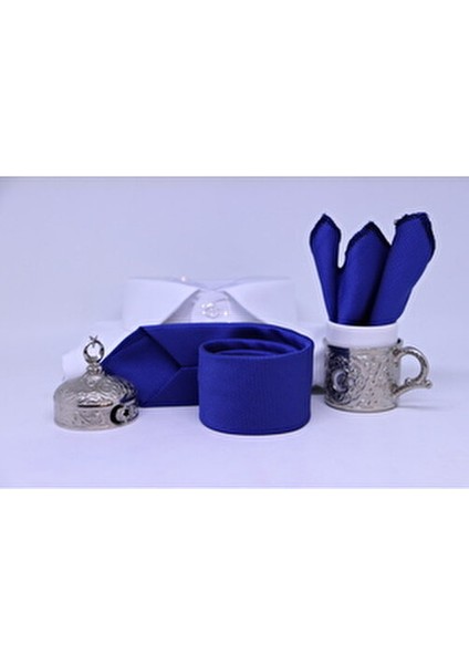 Dokuma Mendilli Kravat