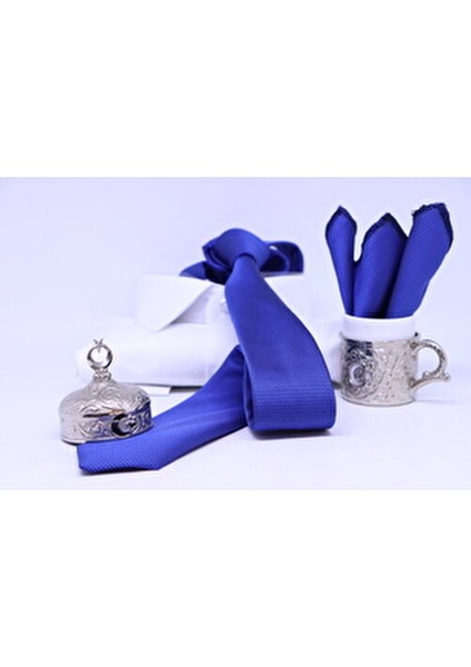 Dokuma Mendilli Kravat