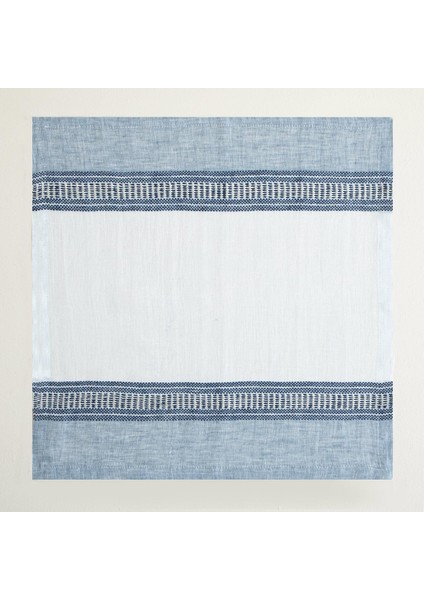 Paso Marin Mavi-Beyaz Keten Servis Peçetesi modelleri