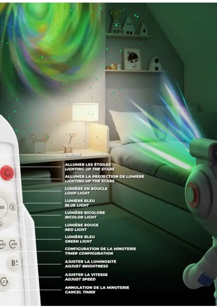 Yıldız Işığı Çocuk Odası Projeksiyon Lamba indirimleri