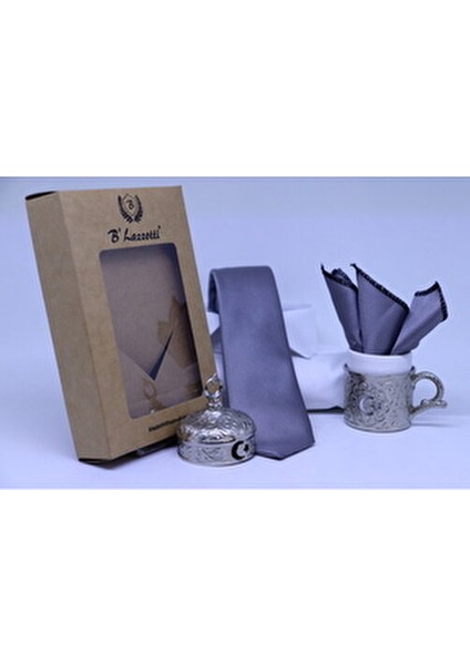 Dokuma Mendilli Kravat