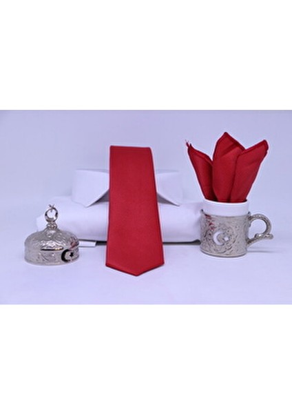 Dokuma Mendilli Kravat