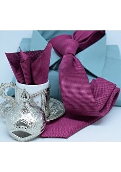 Dokuma Mendilli Kravat