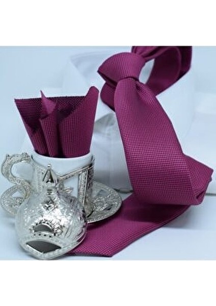 Dokuma Mendilli Kravat