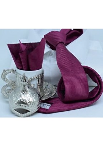 Dokuma Mendilli Kravat