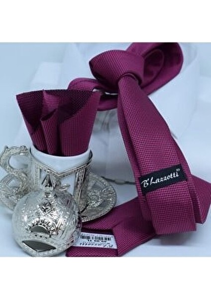 Dokuma Mendilli Kravat