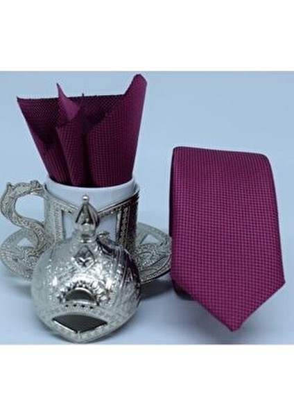 Dokuma Mendilli Kravat