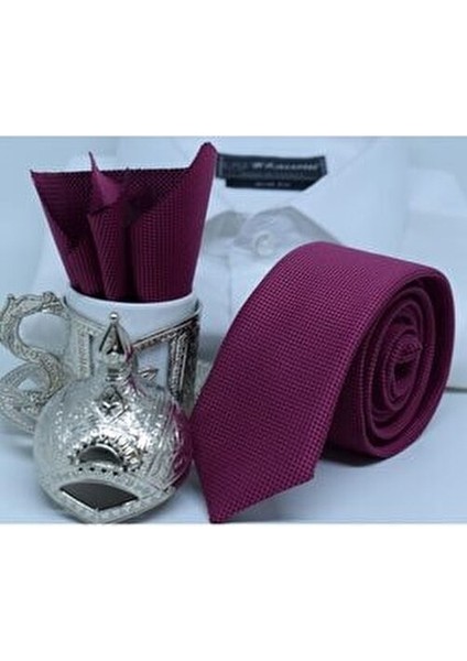 Dokuma Mendilli Kravat