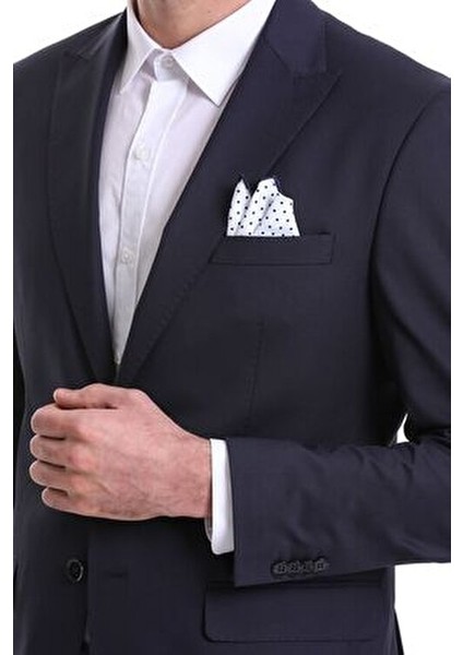 Puantiyeli Tek Mendil Gri indirimleri