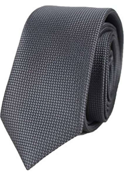 Erkek Füme Armüllü Kuşgözü Desenli Dar Kravat fiyatları