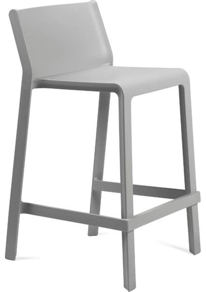 Trill Gri Mini Istiflenebilir Bar Sandalyesi