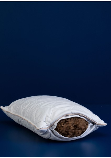 Ljungan Deve Tüyü Dolgulu Doğal Pamuk 35X45 cm Bebek Yastığı modelleri
