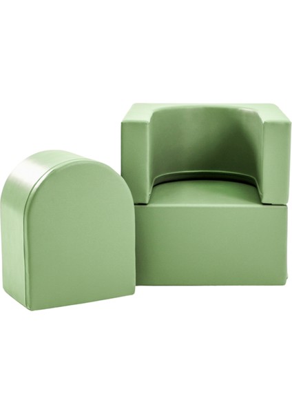 Snoozy Reseda Green Yumuşak Bebek Odası Blok Koltuk fiyatları