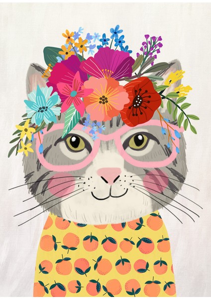 Librarian Kitty Çocuk Halısı