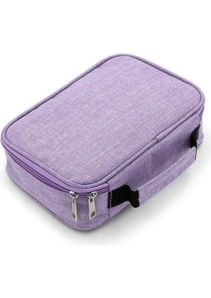 Kalem Kılıfı, 72 Yuva Çok Fonksiyonlu Büyük Kapasiteli Kalem Kılıfı Kalem Çantası Küçük Accessories Için Iç Cepli: Siyah (Yurt Dışından)