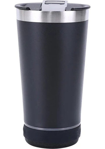 Şişe Açıcı Paslanmaz Çelik ile Taşınabilir Müzik Dağı 16 Oz Yalıtılmış Kupa Müzik Kupası Kablosuz Bluetooth Hoparlör Ses Termos Cupcapacity: 16OZ/RENK: Beyaz (Yurt Dışından)