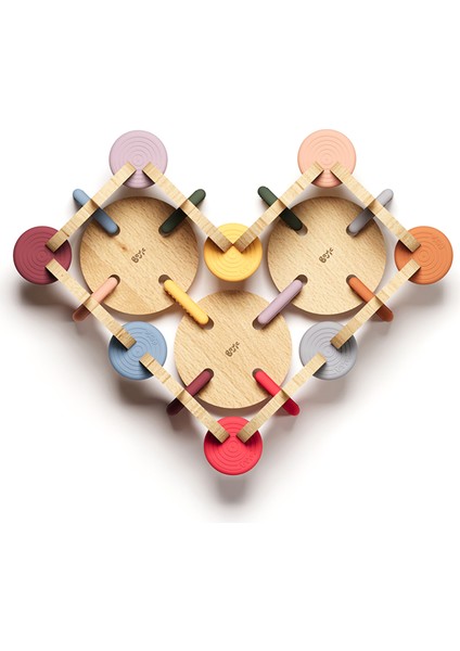 Builder Set Ahşap Yapı Oyuncağı