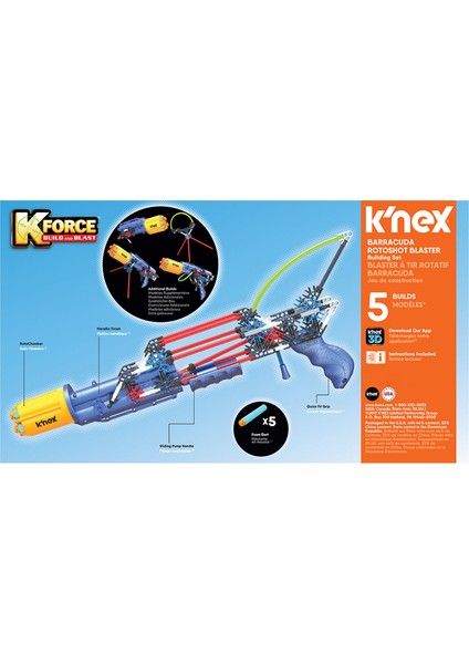 K Force Baracuda Rotoshot Blaster Seti indirimleri