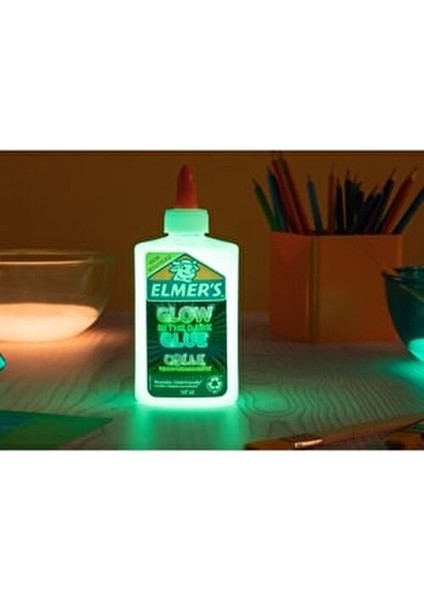 Elmer's 147 ml Karanlıkta Parlayan Yapıştırıcı Açık Bej Renkli Sanat Projeleri İçin modelleri