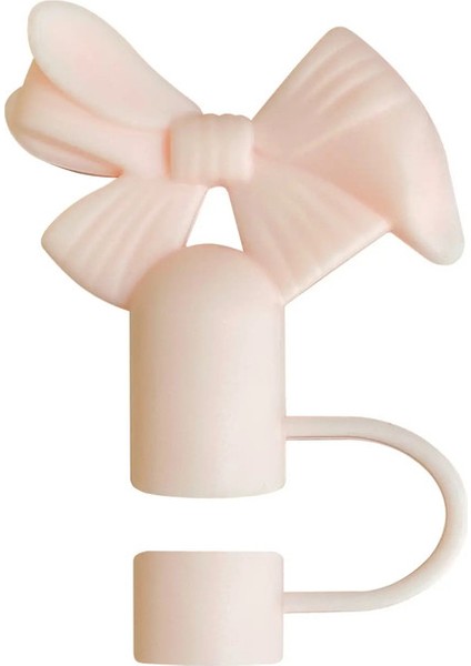 1/6/9pcs 10MM Sevimli Silikon Saman 3D Yay Saman Kapağı Sızdıran Saman Saman Saman Tumbler Kupa Yeniden Kullanılabilir Toz Geçirmez Dökülme Geçirmez Fiş Renk: S4 (Yurt Dışından)