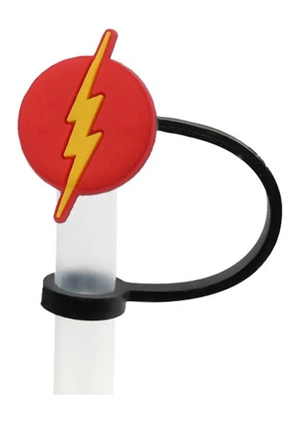 Marvel Dc Süper Kahraman Saman Kapak Kapağı Yeniden Kullanılabilir Içme Toz Kapağı Glas Kupa Aksesuarları, Saman Toppers 10MM Silikon Saman Kapak Çarşamba: 1pcs-01 (Yurt Dışından)