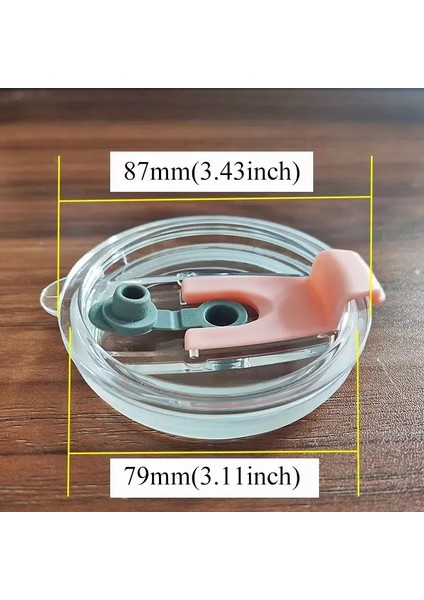 Plastik 12OZ/16 Oz/30 Oz Sızdırmazlık Kupası Ozark Trail Değiştirme Dökülme Kanıt Tenekeleri Kapak Tumbler Termos Su Bottole Üstler Renk: 79MM Iç Sizep (Yurt Dışından)