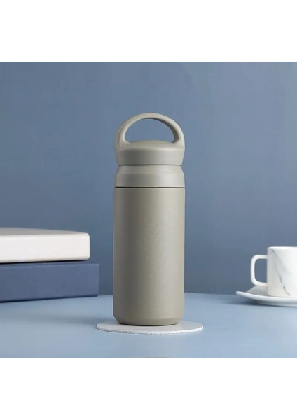 500ML Su Şişeleri Protable Paslanmaz Çelik Dalı Termos Yalıtımlı Yüksek Kapasiteli Içme Şişesi Kahve Kupası Seyahat Mugcapacity: (17OZ) 500ML/RENK: Mavi (Yurt Dışından)