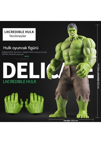 Hulk Avengers Büyük Figür Anime Hediye Bebek Süsleme Modeli Hulk Figür (Yurt Dışından) modelleri