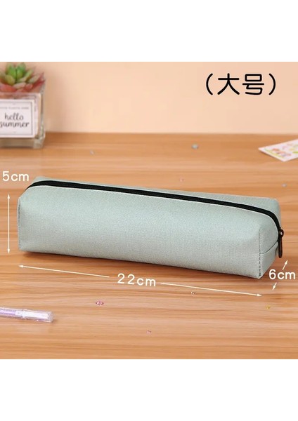 Kalem Kılıfı Dalı Pen Case Kawaii Kırtasiye Büyük Kapasiteli Kurşun Kasıla Okul Malzemeleri Kalem Çantası Rengi: Gri (Yurt Dışından)