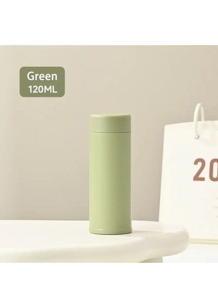 1pc Mini Protable Kalınlaştırılmış Paslanmaz Çelik Vakum Termos Kupası Termal Yalıtım Cep Kupası 120/150/180ML Küçük Su Şişesi Kapasite: 316 Paslanmaz Çelik/renk: Yeşil 120ML (Yurt Dışından)
