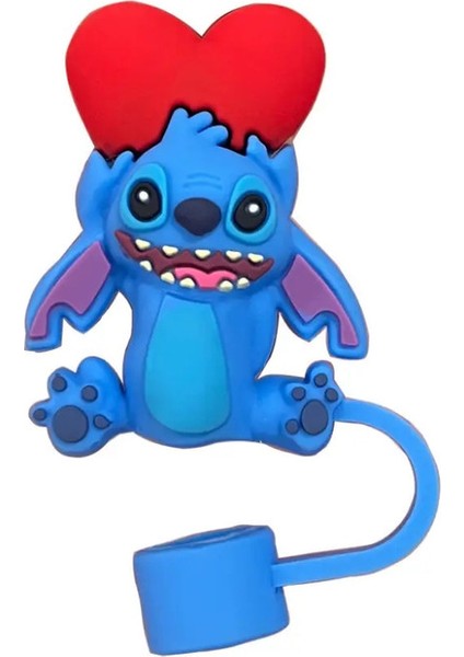 Miniso 1-7pcs 3D Stereo Dikiş Saman Kapak Kapağı 10MM Içecek Saman Tapası Yeniden Kullanılabilir Fit Kupa Aksesuarları Saman Kapağı Takılar Kolye Hediye Renk: 05 (Yurt Dışından)