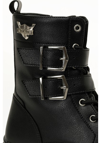 Rova 5pr Siyah Kadın Biker Bot