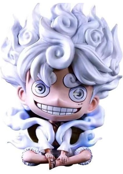Beşinci Seviye Güneş Tanrısı Formu Nika Luffy Q Versiyonu Küçük Figür Model Süsleri (Yurt Dışından)
