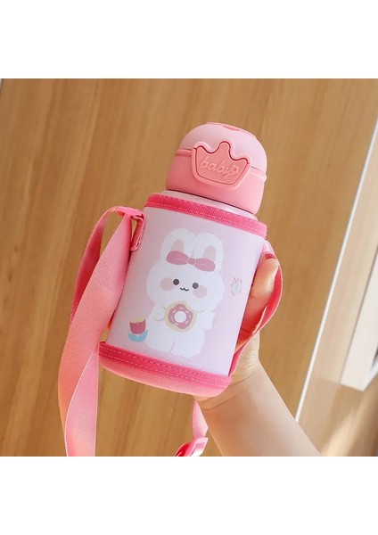500ML Unicorn Çocuk Termos Şişesi Sevimli Çocuk Termal Su Şişesi Paslanmaz Çelik Termos Kupa Öğrenci Su Kupası Kapasitesi: 480ML/RENK: Pembe (Yurt Dışından)