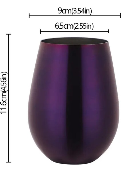 500ML Paslanmaz Çelik Tek Katman Titanyum Kaplama Şaraplı Şaraplar Bira Süt Kupası Içme Kupa Büyük Göbek Su Kupası Sarf Malzemeleri: Insanlar/kapasite: 401-500ML (Yurt Dışından)