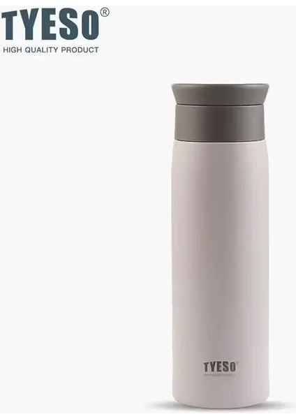 Tyeso 500ML Paslanmaz Çelik Kapak Vakum Şişesi Termos Kahve Çay Süt Termo Şişe Kahve Kupa Su Şişesi Sızıntı Kanıtı 8729 Kapasite: 350ML/RENK: Gri (Yurt Dışından)