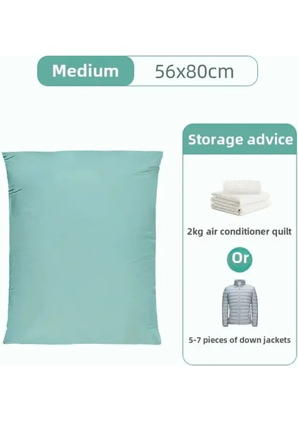 Vakum Sıkıştırma Çantası Pomma Giysileri Yorum Yorgan Depolama Ev Çantası Büyük 3D Vakum Sıkıştırma Çantaları Renk: 56X80CM (Yurt Dışından)
