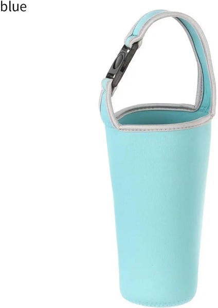 900ML/30OZ Renkli Renkli Anti-Fincan Kılıf Kolu Çevre Dostu Içecek Çantası Su Kupa Şişe Tutucu Dak Taşıyıcı Fincan Aksesuarları Renk: Mavi (Yurt Dışından)
