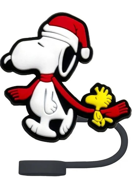 Miniso Snoopy Saman Kapak Kapağı 10MM Karikatür Içecek Saman Fişi Yeniden Kullanılabilir Sıçrama Geçirmez Içme Fit Fincan Saman Kapağı Cazibe Aksesuarları Renk: 6 (Yurt Dışından)