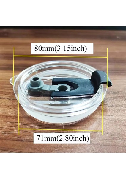 Plastik 12OZ/16 Oz/30 Oz Sızdırmazlık Kupası Ozark Trail Değiştirme Dökülme Kanıt Tenekeleri Kapak Tumbler Termos Su Bottole Topscolor: 71MM Iç Boyut (Yurt Dışından)