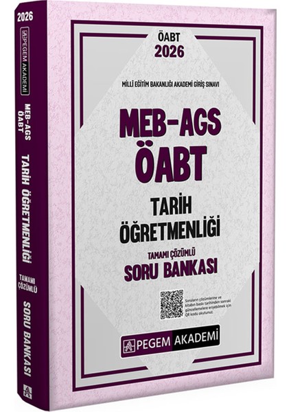 2026 Meb Ags Öabt Tarih Öğretmenliği Konu Anlatımı-Çözümlü Soru Bankası-Ags Konu Soru Seti