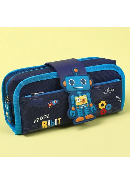 Çıkarılabilir Astronot Robot Kalem Kutusu Sevimli Kalem Çantası Kawaii Kalem Torbası Okula Geri Dönen Kızlık Boykolor Için Kırtasiye Öğeleri: Kalem Çantası B (Yurt Dışından)