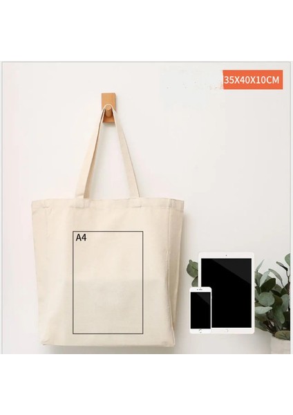 Tuval Çantası Bakkal Çantası Yemek Alışveriş Çantası Çevre Dostu Katlanabilir Çanta Katlanır Cep Tote Taşınabilir Omuz Çanta Alışveriş Çantası Renk: 35X40X10CM-ORIJINAL (Yurt Dışından)