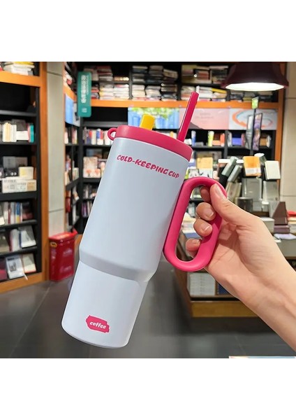 720ML Termos Kahve Kupası 316 Kalıp Çift Duvarlı Paslanmaz Çelik Yalıtım Kupası Soğuk Araç Seyahat Kupa Kapasite: 720ML/RENK: B (Yurt Dışından)